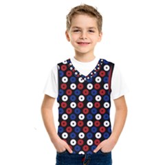 Eye Dots Red Blue Kids  Sportswear by snowwhitegirl