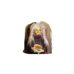 Eating Lunch Drawstring Pouch (xs) by snowwhitegirl