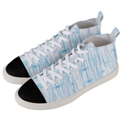 Let It Rain Men s Mid-top Canvas Sneakers by FunnyCow