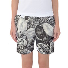 Flowers 1776483 1920 Women s Basketball Shorts by vintage2030