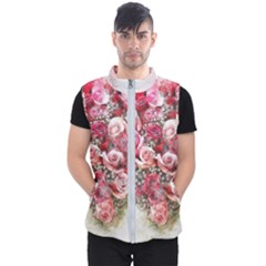 Flowers 2548756 1920 Men s Puffer Vest by vintage2030