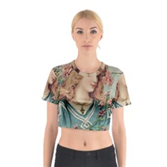 Lady Cotton Crop Top by vintage2030