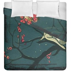 Girl And Flowers Duvet Cover Double Side (king Size) by vintage2030