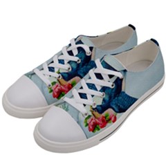 Blue Bird Women s Low Top Canvas Sneakers by vintage2030