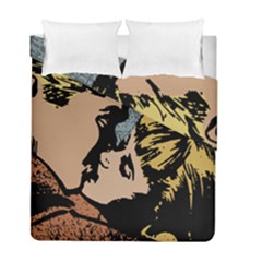 Kiss Kiss Duvet Cover Double Side (full/ Double Size) by vintage2030