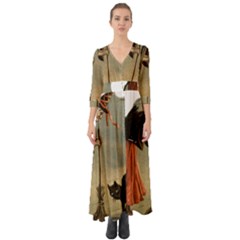 Witch 1461961 1920 Button Up Boho Maxi Dress by vintage2030