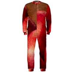 Three Red Apples Onepiece Jumpsuit (men)  by FunnyCow