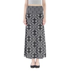 Monochrome Centipede Arabesque Full Length Maxi Skirt by linceazul