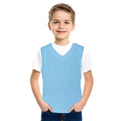 Oktoberfest Bavarian Blue And White Small Gingham Check Kids  Sportswear by PodArtist