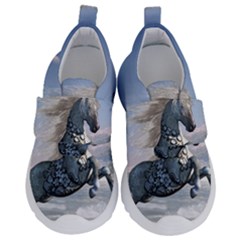 Wonderful Wild Fantasy Horse On The Beach Velcro Strap Shoes by FantasyWorld7