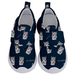 Llama Pattern Velcro Strap Shoes by Valentinaart