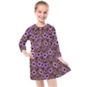 The Sky Is Not The Limit For A Floral Delight Kids  Quarter Sleeve Shirt Dress View1