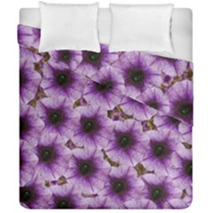 The Sky Is Not The Limit For Beautiful Big Flowers Duvet Cover Double Side (california King Size) by pepitasart