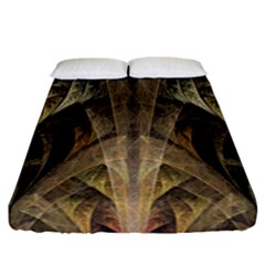 Fractal Art Graphic Design Image Fitted Sheet (california King Size) by Sapixe