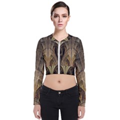 Fractal Art Graphic Design Image Zip Up Bomber Jacket by Sapixe