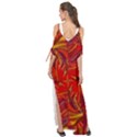 Colorful Abstract Ethnic Style Pattern Maxi Chiffon Cover Up Dress View2