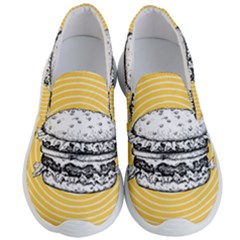 Pop Art Hamburger  Men s Lightweight Slip Ons by Valentinaart