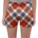 Smart Plaid Warm Colors Sleepwear Shorts View2