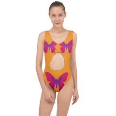 Butterfly Wings Insect Nature Center Cut Out Swimsuit by Nexatart