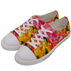 Blushing Tulip Flowers Women s Low Top Canvas Sneakers by FunnyCow