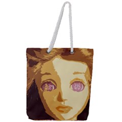 Butterfly Eyes Full Print Rope Handle Tote (large) by snowwhitegirl