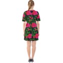 Roses At Night Sixties Short Sleeve Mini Dress View2