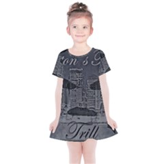 Trill Cover Final Kids  Simple Cotton Dress by BOSTONSFINESTTRILL