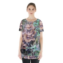 Abstract Of Mushroom Skirt Hem Sports Top by canvasngiftshop