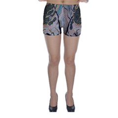 Lizard Volcano Skinny Shorts by chellerayartisans