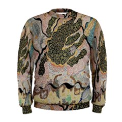 Lizard Volcano Men s Sweatshirt by chellerayartisans