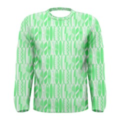 Bright Lime Green Colored Waikiki Surfboards  Men s Long Sleeve Tee by PodArtist