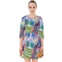 Watercolor Mermaid Smock Dress View1