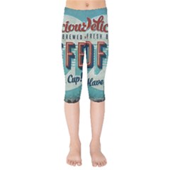 Delicious Coffee Kids  Capri Leggings  by snowwhitegirl