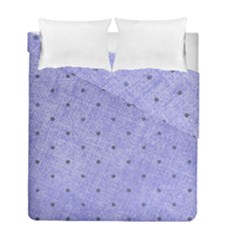 Dot Blue Duvet Cover Double Side (full/ Double Size) by vintage2030