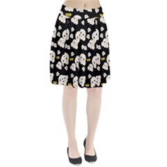 Cute Kawaii Popcorn Pattern Pleated Skirt by Valentinaart