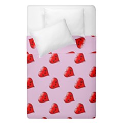 Kawai Hearts Duvet Cover Double Side (single Size) by snowwhitegirl