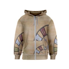 Circle Kids  Zipper Hoodie by vintage2030