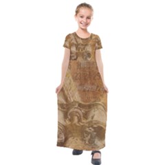 Background 1660940 1920 Kids  Short Sleeve Maxi Dress by vintage2030