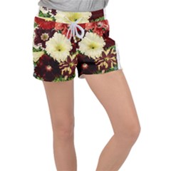 Flowers 1776585 1920 Women s Velour Lounge Shorts by vintage2030