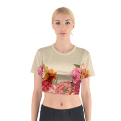 Flower 1646035 1920 Cotton Crop Top by vintage2030