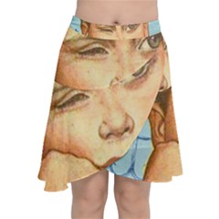 Retro Boy Chiffon Wrap Front Skirt by vintage2030