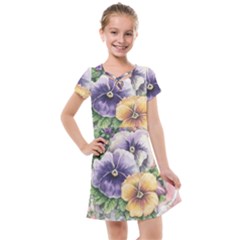 Lowers Pansy Kids  Cross Web Dress by vintage2030