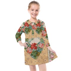 Valentine 1171144 1920 Kids  Quarter Sleeve Shirt Dress by vintage2030