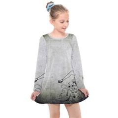 Grunge 1133693 1920 Kids  Long Sleeve Dress by vintage2030