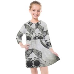 Vintage 1135015 1920 Kids  Quarter Sleeve Shirt Dress by vintage2030