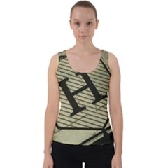 Fabric Pattern Textile Clothing Velvet Tank Top by Sapixe