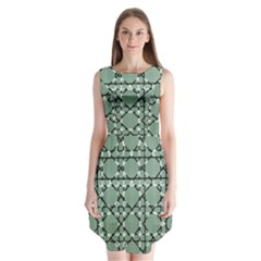 Pattern Graphics Figure Line Glass Sleeveless Chiffon Dress   by Sapixe