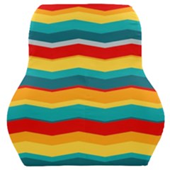 Retro Colors 60 Background Car Seat Back Cushion  by Sapixe