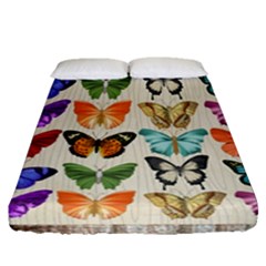 Butterfly 1126264 1920 Fitted Sheet (queen Size) by vintage2030