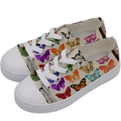 Butterfly 1126264 1920 Kids  Low Top Canvas Sneakers by vintage2030